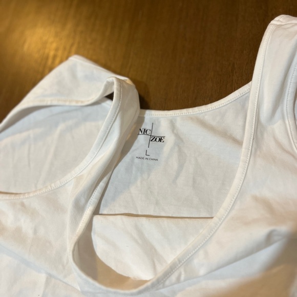 Nic Zoe white tank size large - Picture 2 of 3